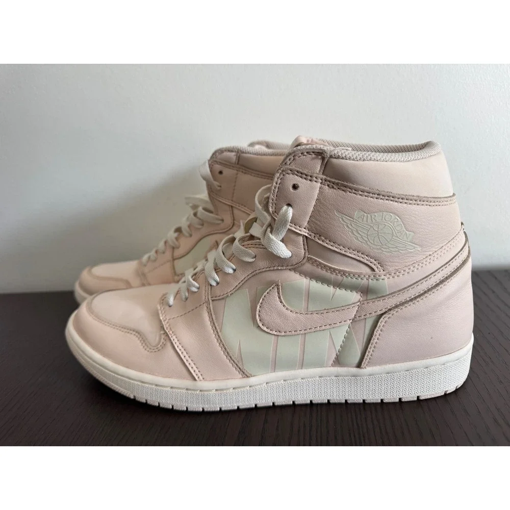 Jordan 1 Retro High Guava Ice‎ Mens 12 Pink Pastel Nike Leather Sneakers Shoes
